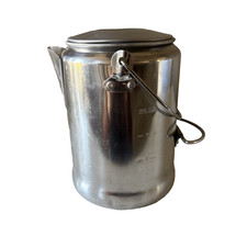 Coleman Stainless Steel Coffee Percolator Outdoor Camping Stovetop Pot/Lid Only