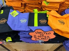 ALL 4 New Trader Joe’s Halloween Mini Canvas Tote Lunch Bag *Limited*