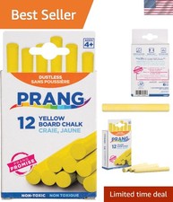 Board Chalk, Yellow, 12 Count