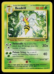 Beedrill 21/130 Base Set 2 Rare