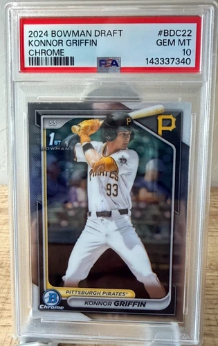 2024 Bowman Draft - Chrome Konnor Griffin #BDC-22 (RC) PSA 10