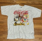 Rare Fruit of the Loom Vintage Tee Shirt - Large Coca Cola