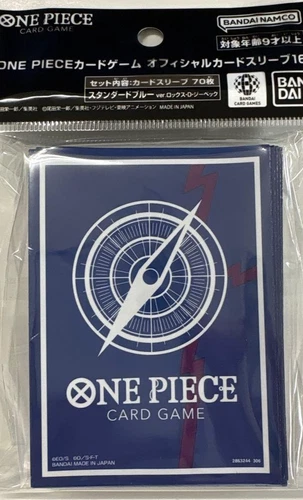 Rocks Standard Blue Ver  70 Sleeves  One Piece Card Official Ver.16  TCG Japan