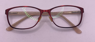 LENTON AND RUSBY FRAMES ONLY EYEGLASSES LR5004 RED 53-16-135