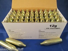 50  12g CO2 Non-THREADED cartridge  12 gram C02 tire paintball EU  standard