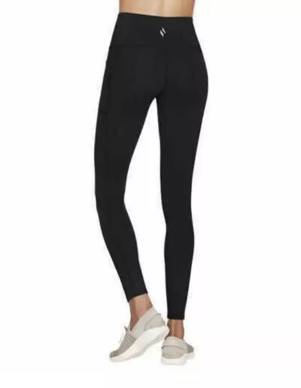 NEW Skechers Women's GoWalk GoFlex Pockets High Waisted Black Leggings  Pants M