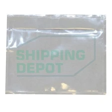 7x10" or 4.5x5.5" Clear Packing List Envelopes Pouches - Shipping Depot