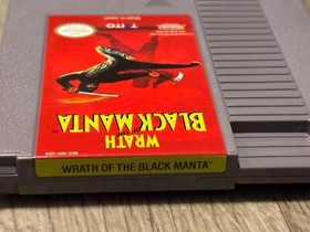 Wrath of the Black Manta Nintendo Nes Casi Como Nueva con Funda Aut&eacute;ntica