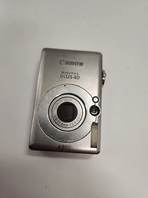 Canon IXUS 40 4.0MP Digital Camera, Silver - Getestet - Bild 1 von 4