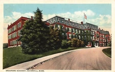 Postcard MA Haverhill Massachusetts Bradford Academy WB Vintage PC L4565