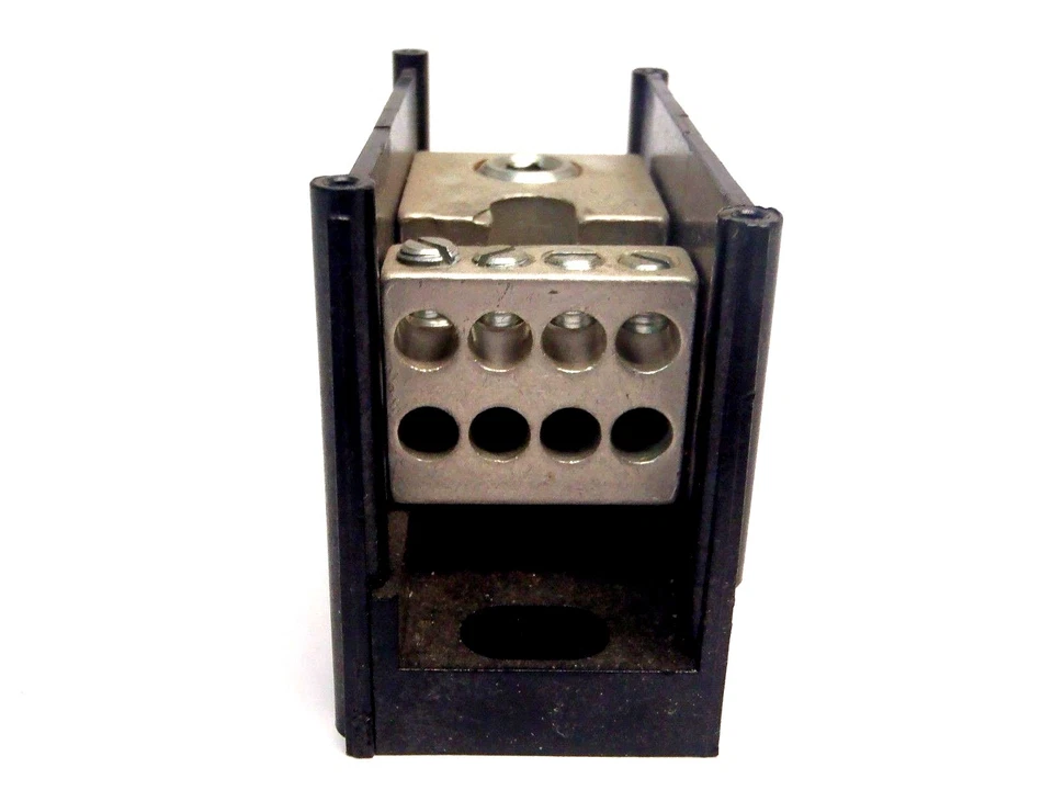 Ferraz Shawmut 66632 2 Pole 1 350mcm-#6 x (8)#2-#14 Wire Distribution Block 600V - Image 2 of 4