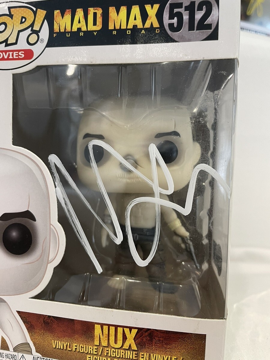洋楽 MAD PACK NICHOLAS HOULT SIGNED NUX FUNKO POP 512 MAD MAX FURY ROAD