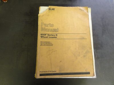 Caterpillar 950f Series Ii Parts Manual