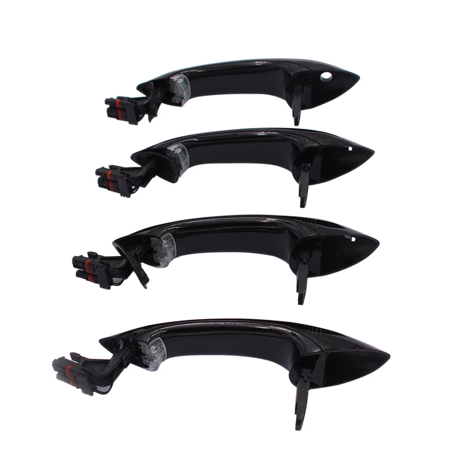 Comfort Access Exterior Door Handle w/Led Light Fit for BMW 535i 550i 520i 528i - Image 2 of 4