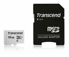 Transcend 16GB MicroSDHC Class 10 Memory  Adapter for Samsung S9 S8 S7 S10 S10 