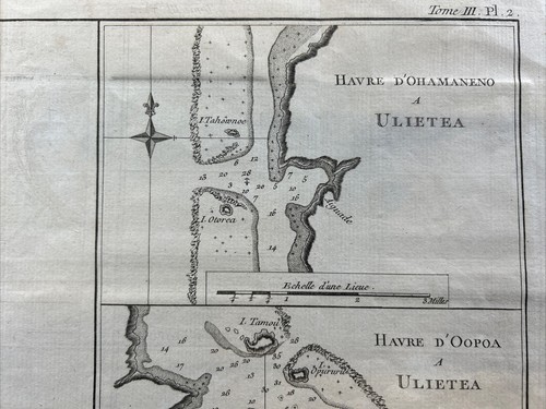 Oceania Polynesia Tahiti, Ulietea Raiatea and Huahine 1780 - Picture 6 of 8