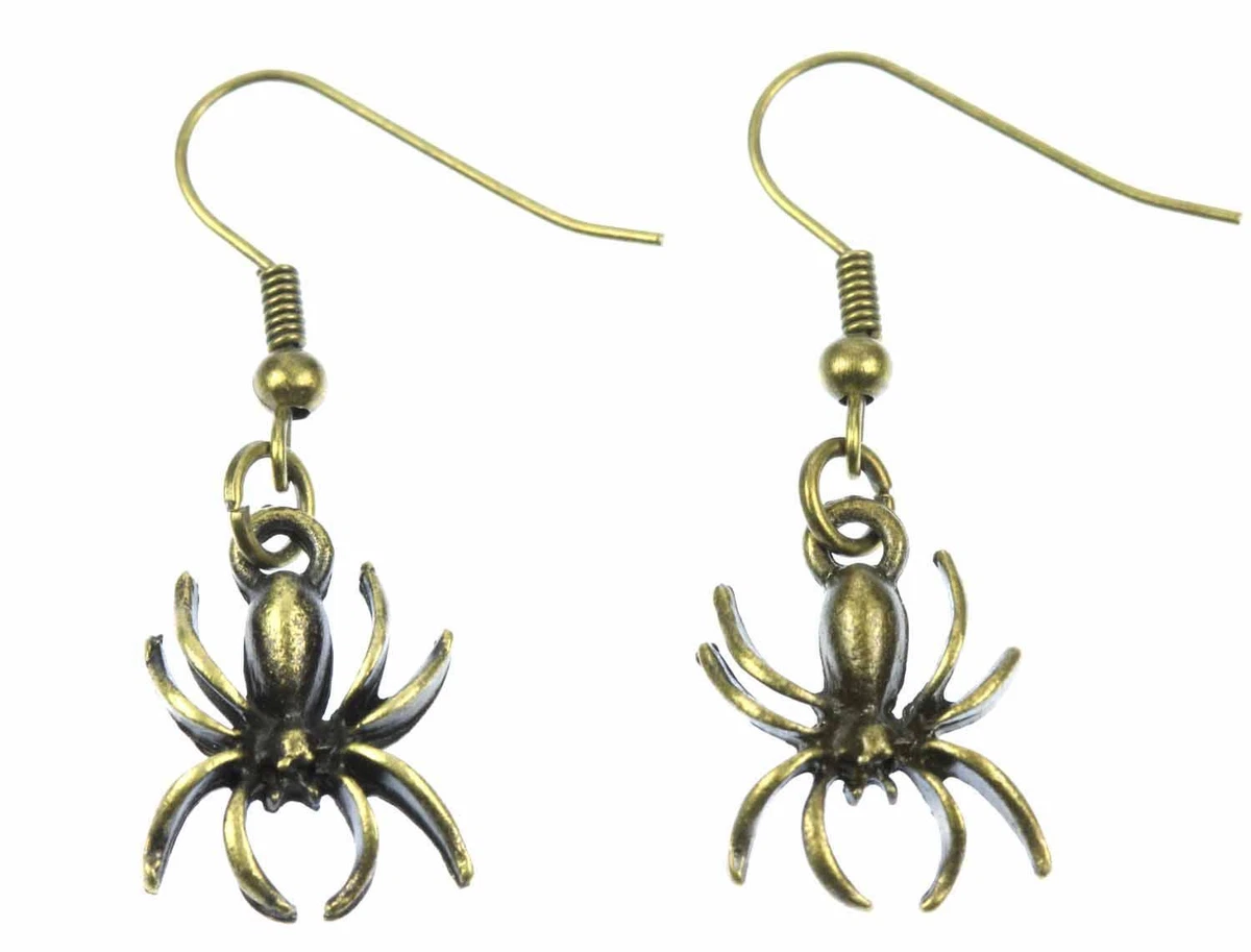 orecchini halloween ragnatela e ragno - Gioielli - Orecchini - di g