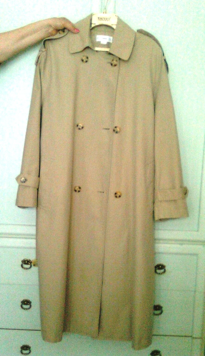 Trench Coat Femme NOBLEMOON Beige Avec Ceinture - Taille S - Neuf Avec étiquettes - Fabriqué En Italie