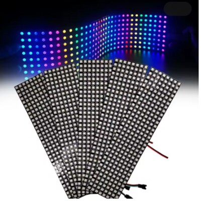 WS2812B LED Matrix Panel 8x32 256 Pixel RGB 5050 Individually Addressable DC5V