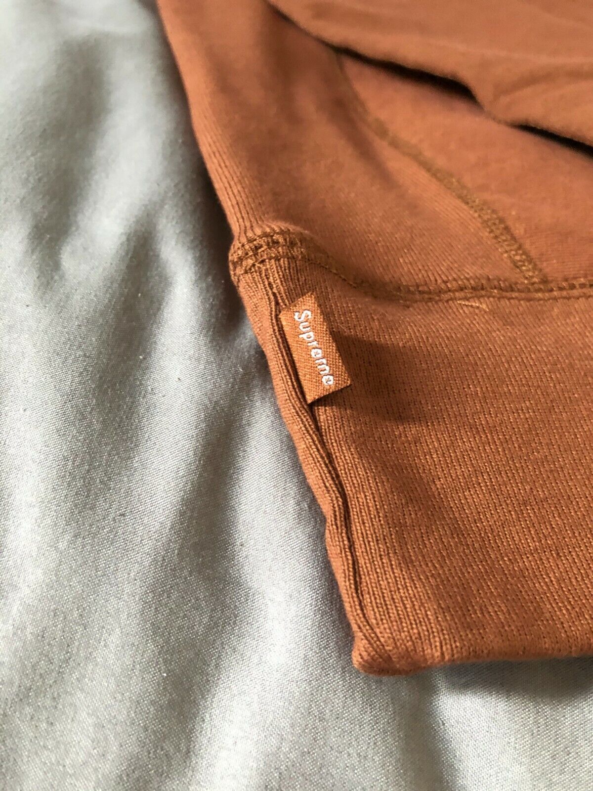 Supreme FW17 box logo hooded sweatshirt in Rust color - Medium | eBay