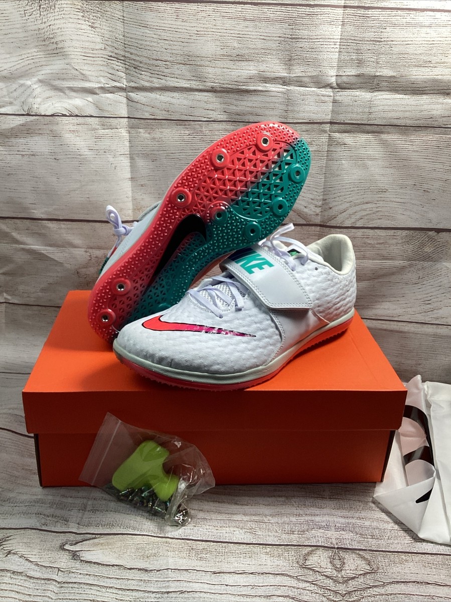 Nike Mens High Jump Elite White Ombre High Jump Track Field
