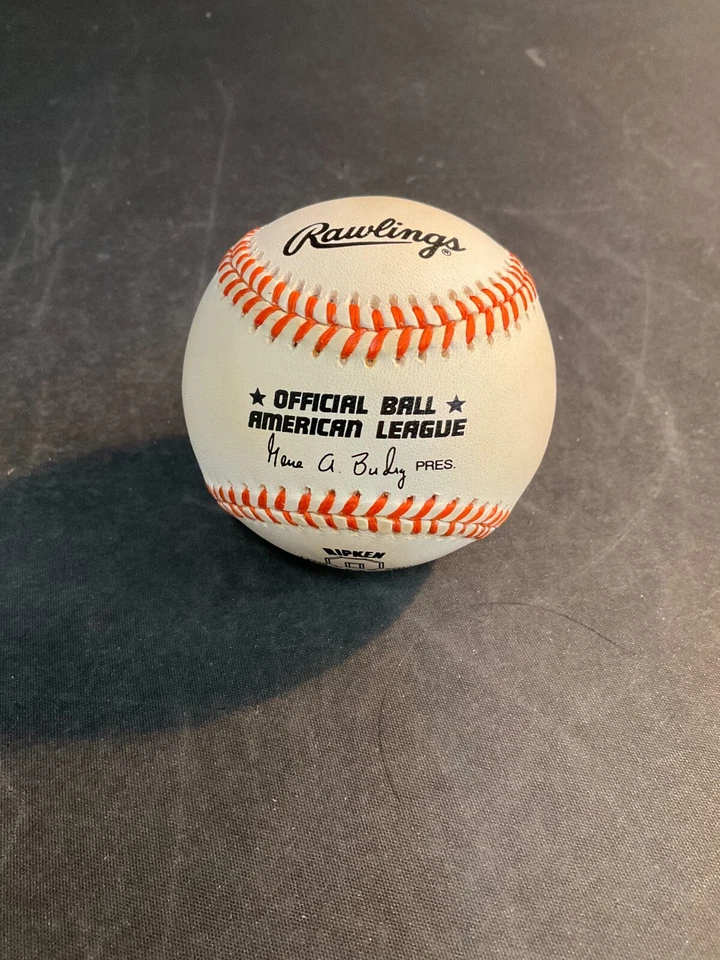 Official American League Baltimore Orioles Cal Ripken Jr Souvenir Baseball-Stain - Image 2 of 3