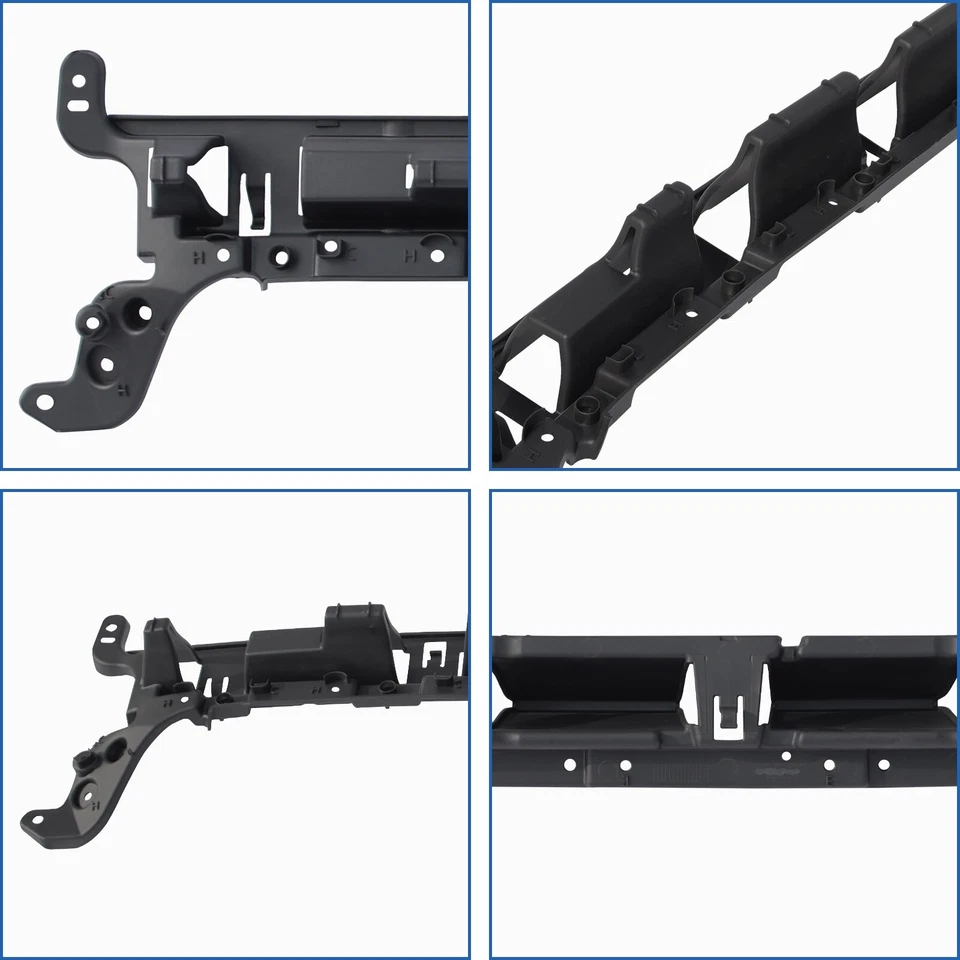 Conjunto aislador de soporte de parachoques delantero negro para Lincoln Continental 2017-2020 Foto 4 de 4