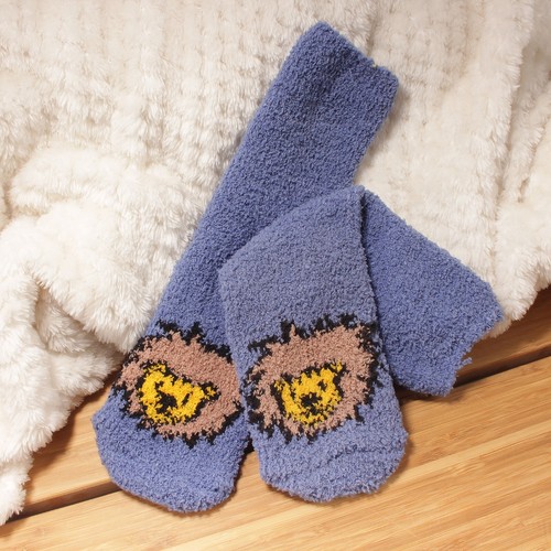 Women's Super Soft Cute Fuzzy Cozy Warm Animal Face Indoor Outdoor Cabin Crew - Picture 47 of 97