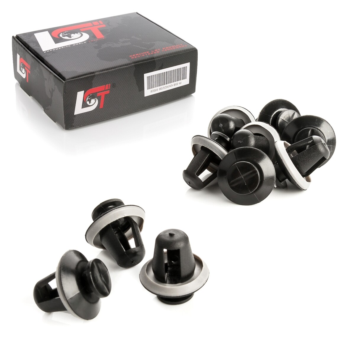 10x Molding Trim on Rear Door Fastening Clips for PEUGEOT 406 Break