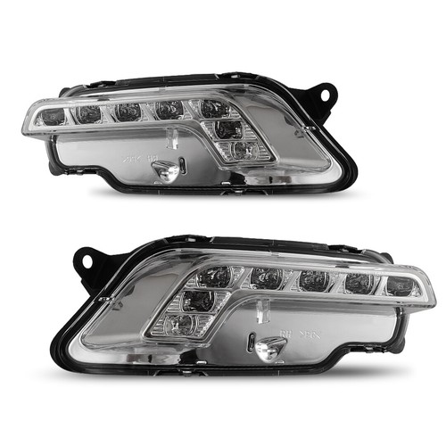 LED DRL Fog Lights for 2010-2011 Mercedes Benz E250 E350 E550 Driving Lamps L&R - Picture 8 of 12