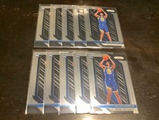 2018-19  Prizm 10 card lot Rookie RC Base Jacob Evans lll ,10 cards (10)