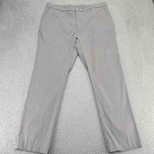 Tommy Hilfiger Dress Pants Mens 38x32 Blue Tate Textured Stretch Flat Front