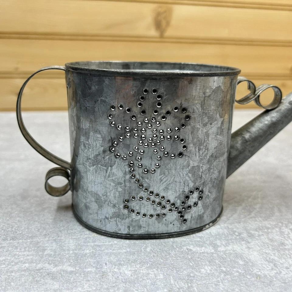 Bote de riego de lata popurrí vela votiva mango floral caño Foto 2 de 4