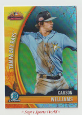 2024 Bowman Chrome '23 AFL Fall Stars #AFLS7 Carson Williams - Tampa Bay Rays