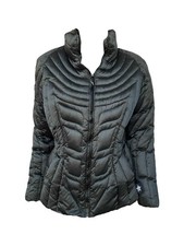 Thierry Mugler Vntg Panel Seams Shaped Quilting Down Jacket With Logo Size M