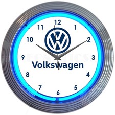 Volkswagen Neon Clock Sign Vw California Surf Bus Samba Wagon Van Microbus Olp
