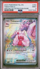 2023 POKEMON PALDEA EVOLVED #262 TINKATON EX SPECIAL ILLUSTRATION RARE - PSA 9