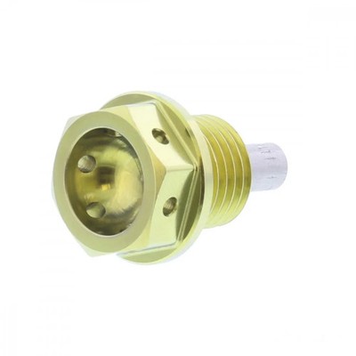 Ölablassschraube magnetisch M14x1.50 12mm Titan gold für Yamaha YZF-R6 600 03-17