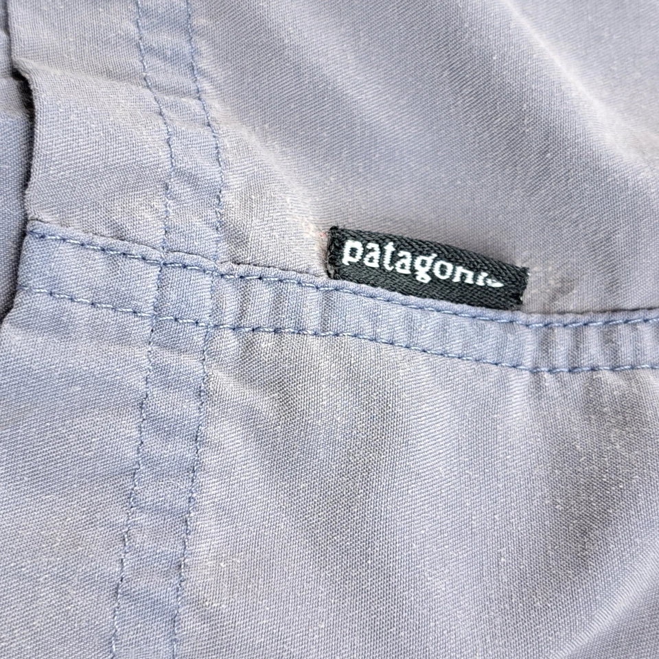 复古巴塔哥尼亚短裤女式大号紫色尼龙腰带户外远足 — 第 4/4 张图片