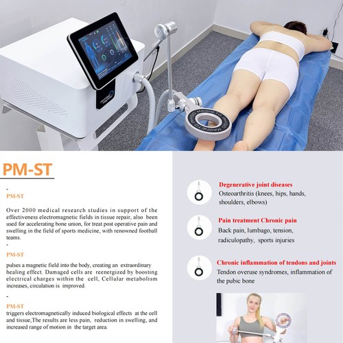 PMST PEMF EMTT Physio Magneto Therapy Machine for Muscle Joint Body Regeneration - Picture 10 of 16