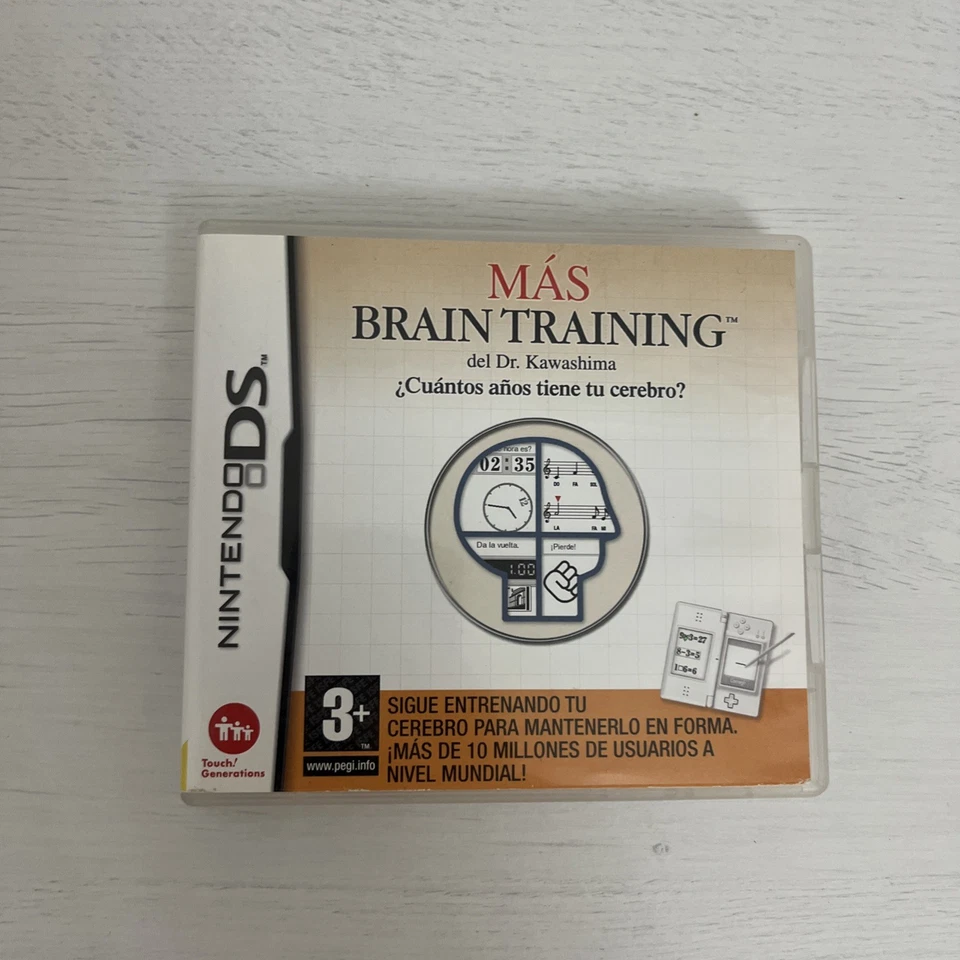 BRAIN TRAINING INFERNAL DEL DR. KAWASHIMA - NINTENDO 3DS - PAL ESPAÑA, foto 1 de 5