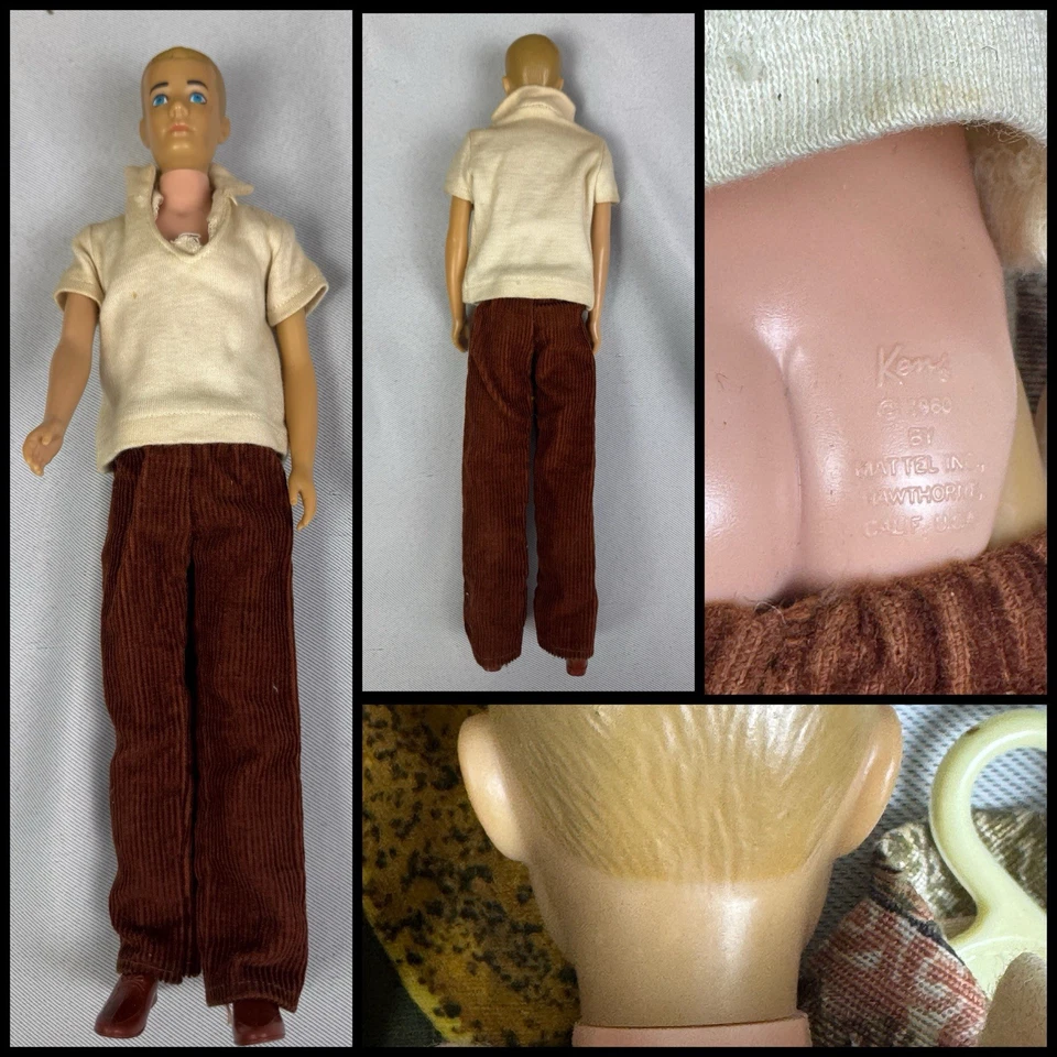 Huge Vtg 1960s Barbie Ken Dolls Lot Clothes Accessories Double Case - Image 3 of 4