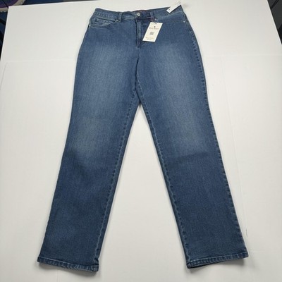 Gloria Vanderbilt Amanda Jeans Womens 12 (32x29) Blue Frisco Straight Leg