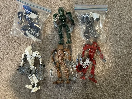 Lego Bionicle Toa Metru Set of 6 - 8601, 8602, 8603, 8604, 8605, 8606