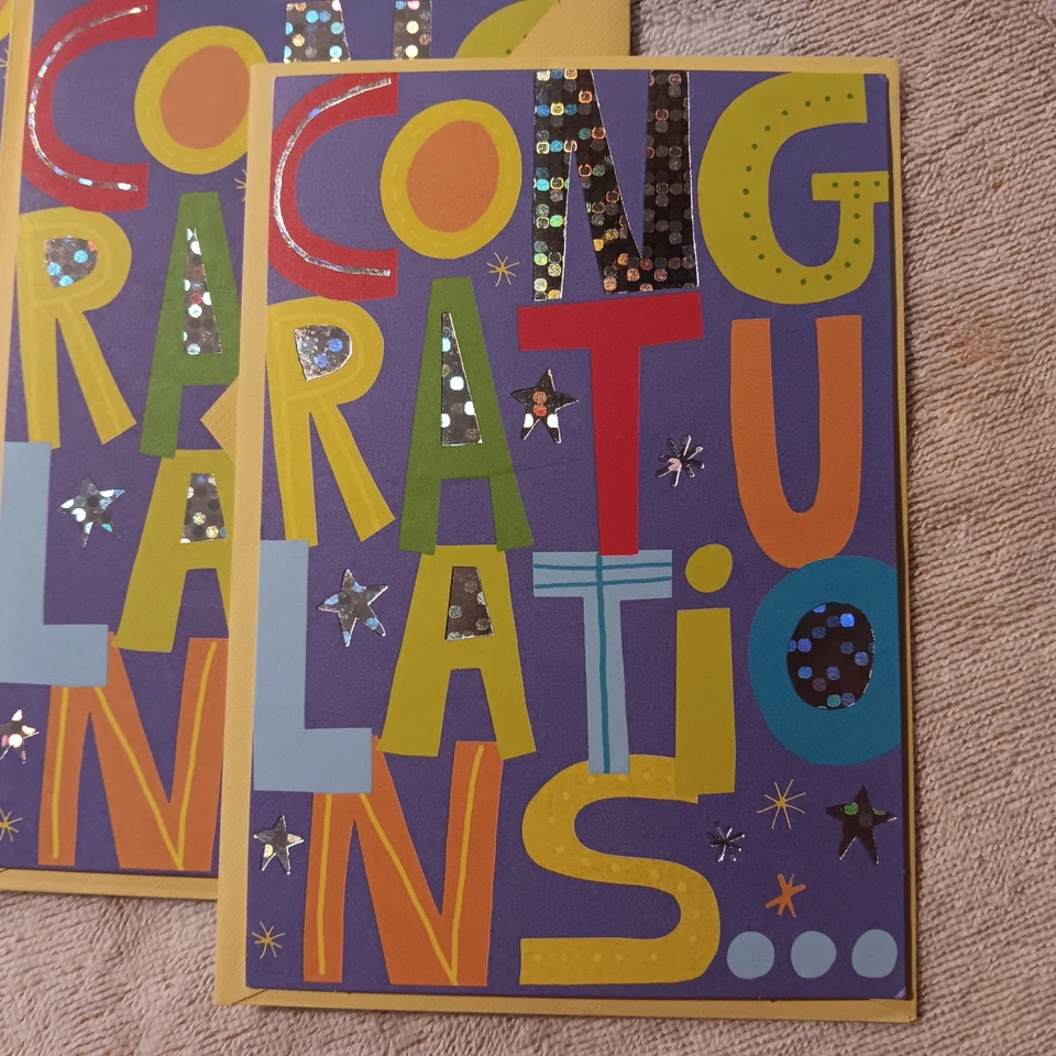 Hallmark Cards (3) Congratulations Very Impressive With Envelopes - Image 2 of 4