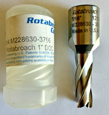 HOUGEN ROTABROACH ANNULAR CUTTER Weldon Shank 7/16" x 1" DOC  12214 M228630-3706