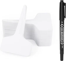 Plant Labels 200PCS 4 Inch Plastic Plant Name Tags Garden Labels Markers T-Type