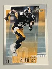 2001 Upper Deck MVP #212 Plaxico Burress NFL Pittsburgh Steelers