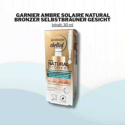 Garnier Ambre Solaire Natural Bronzer Selbstbrauner Gesicht 30ml