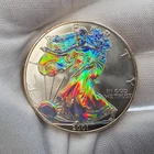 The Morgan Mint US ASE 2001 Hologram Silver Eagle 1oz 999 Beauty!